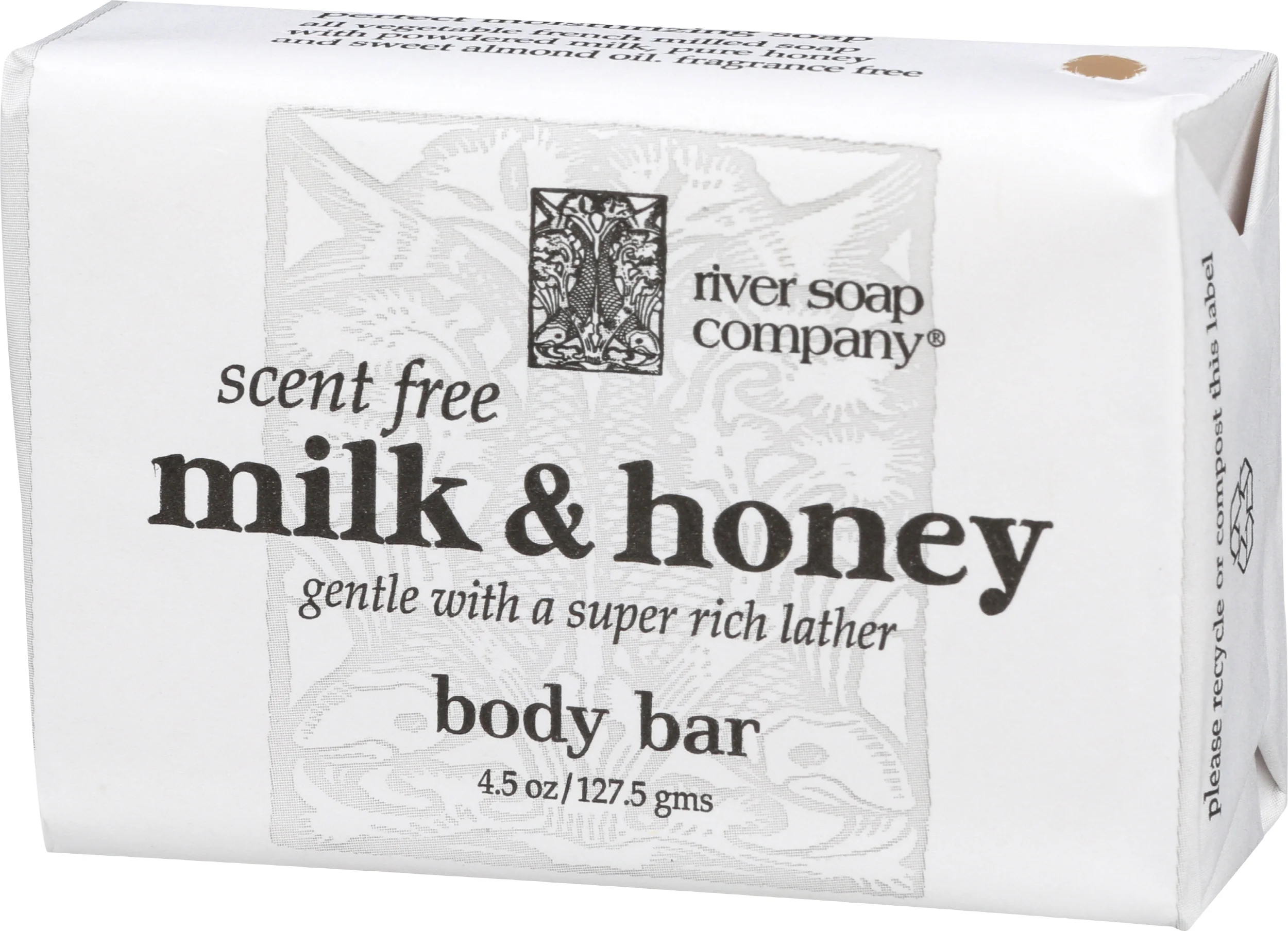 Milk & Honey Bar Soap-scent free