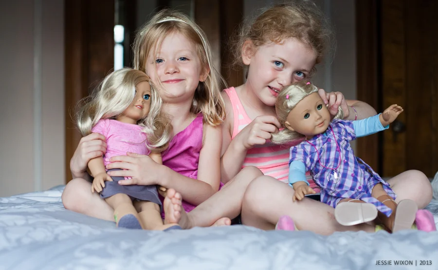 168/365 Girls and their AG dolls