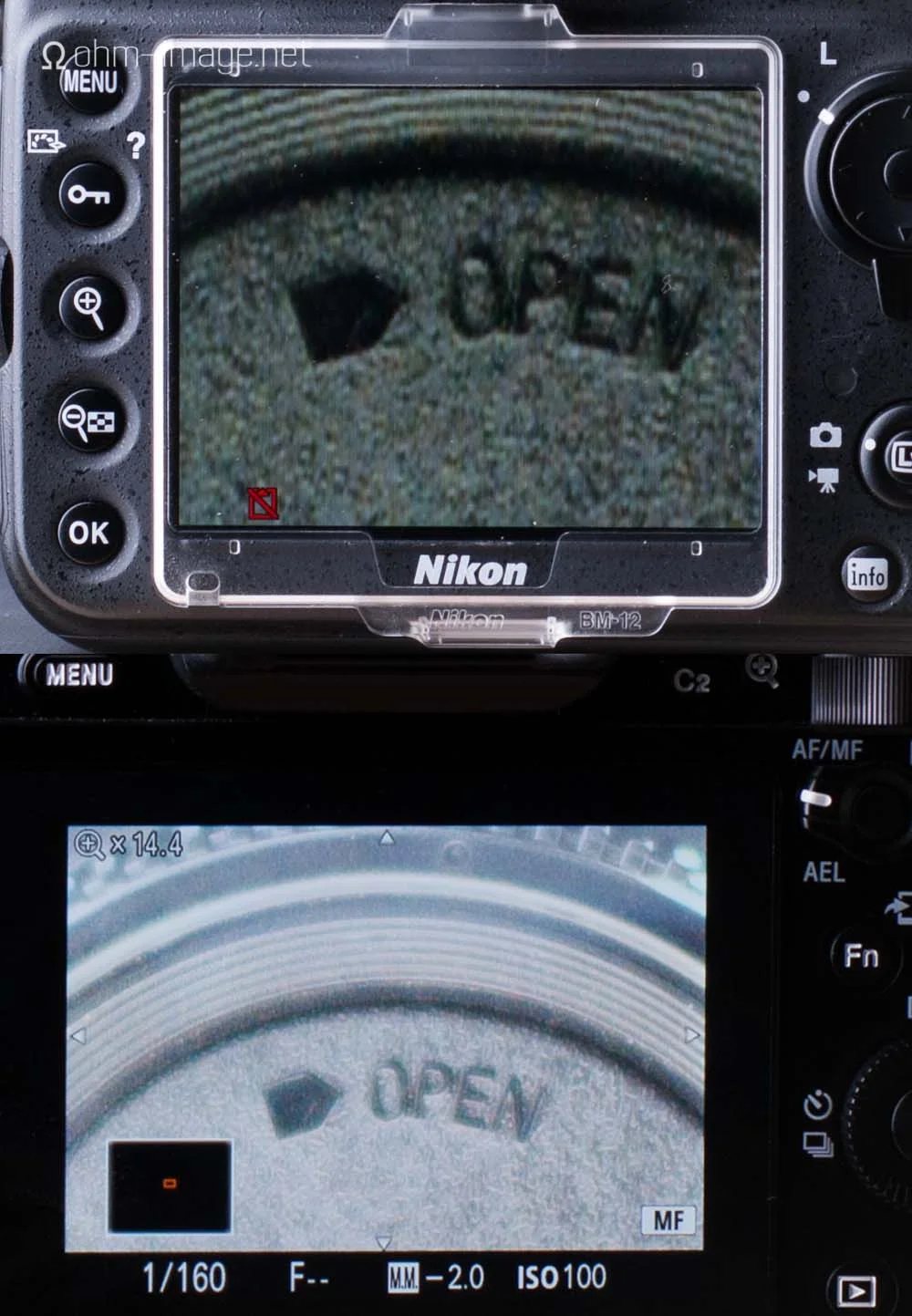 The same image magnified