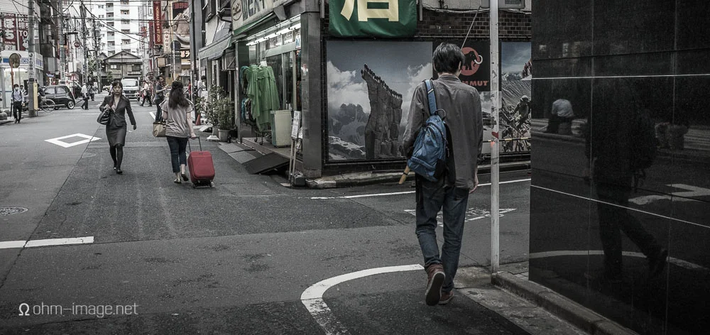 Passing the shop where my wife and I buy Deuter bags