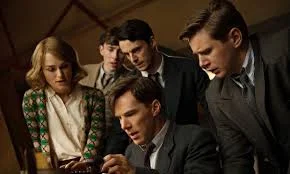 Benedict Cumberbatch (center) as Alan Turing in The Imitation Game