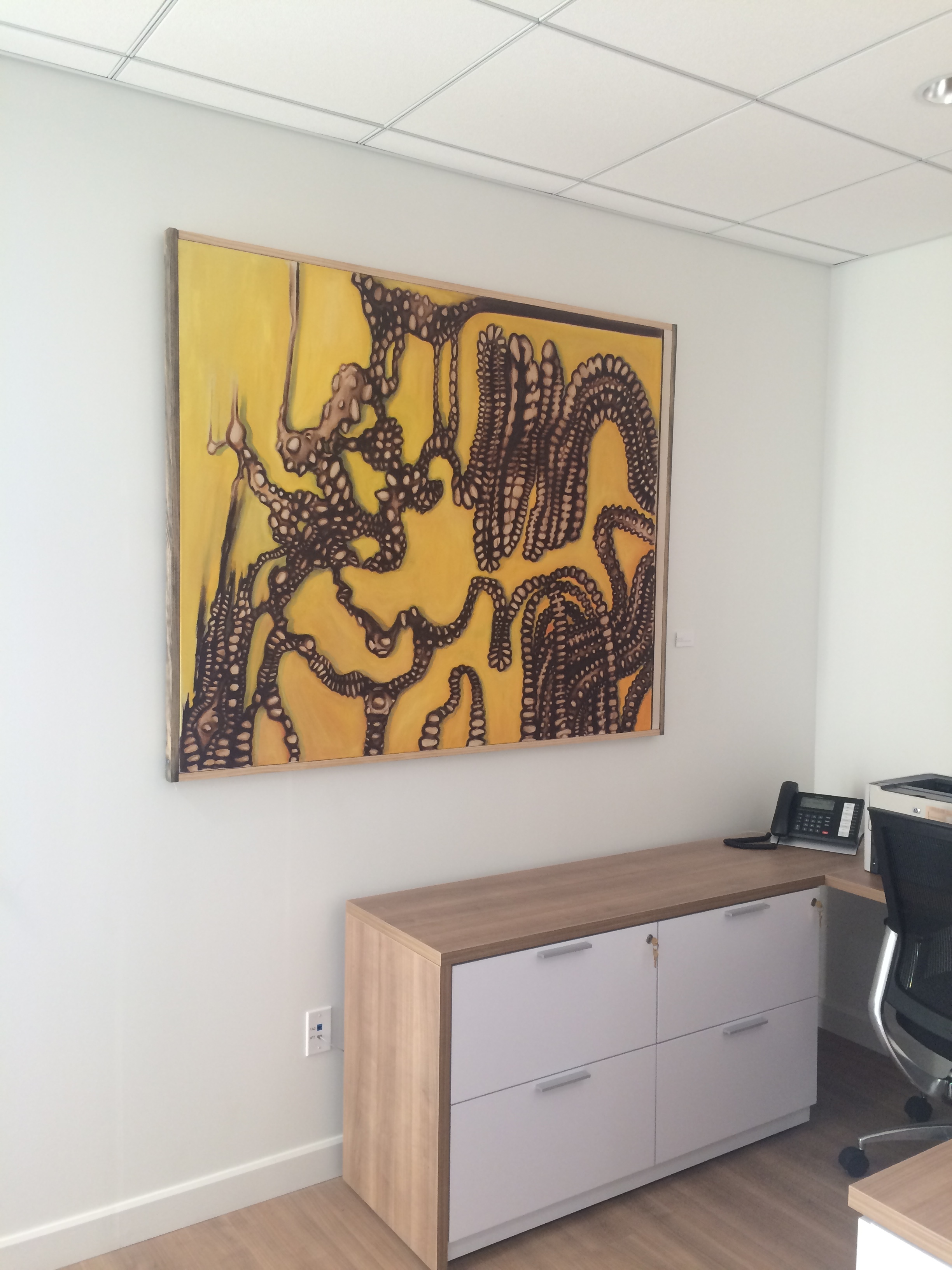 "Rule of Three" hanging at Fowler Volkswagen of Norman, Oklahoma. (2015)