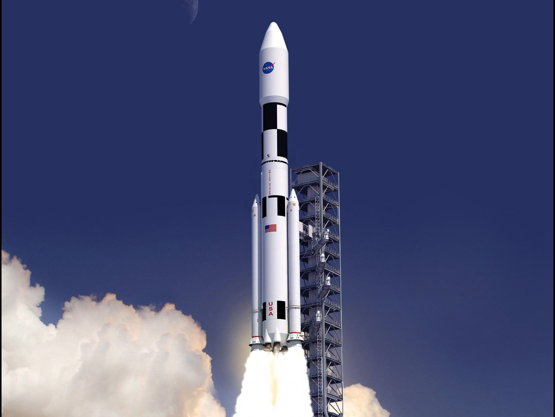 NASA Space Launch System. Image Credit NASA