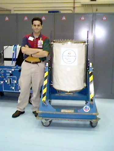 Me with VORTEX at KSC, 1998