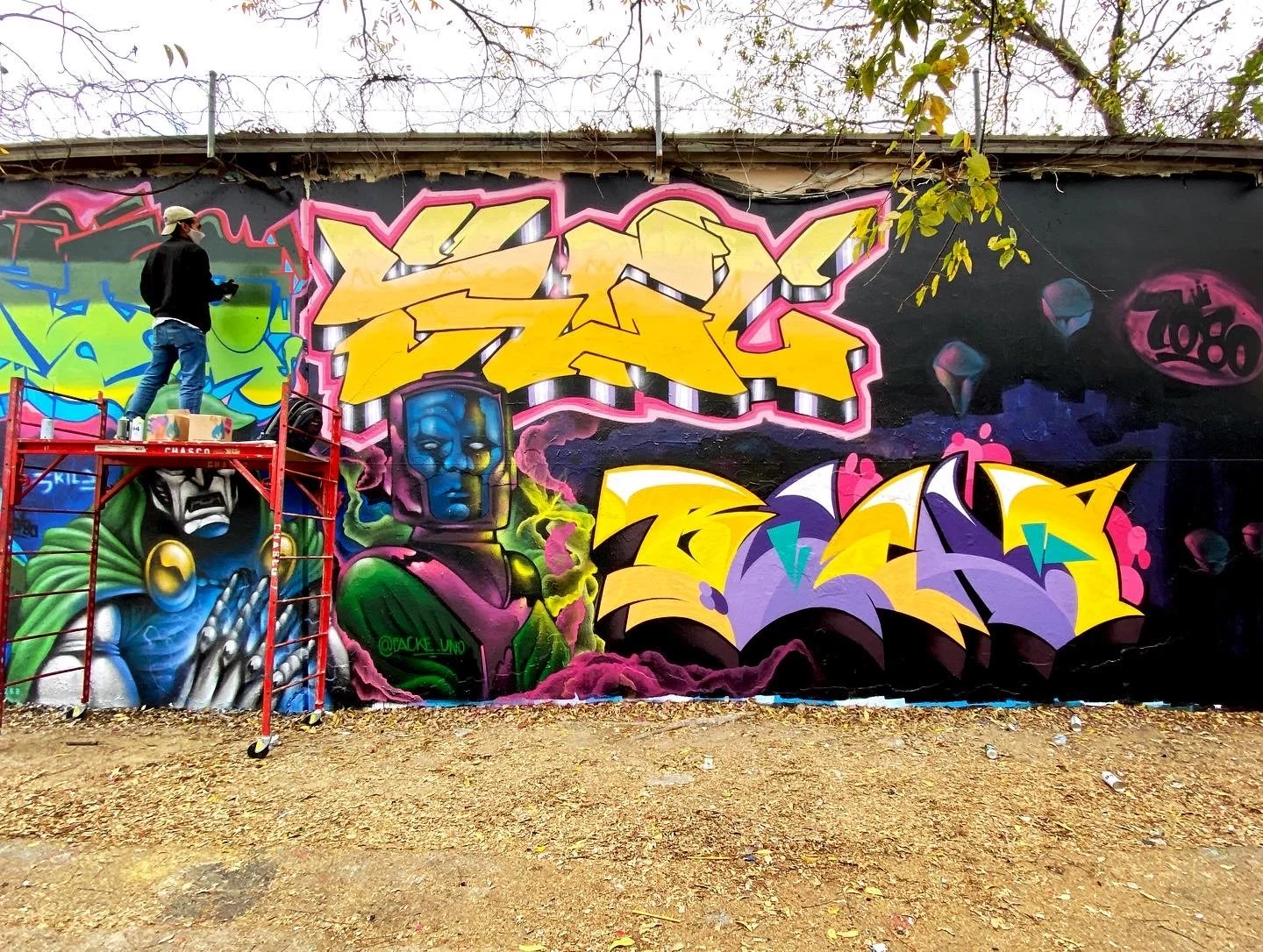 Dallas Graffiti - Go Paint Day 2020 - The Fabrication Yard - 4.JPG