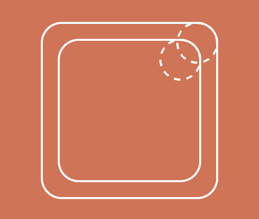 Don’t use the same radius for a parent and child object.