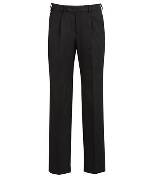 70114 Men's one pleat pant $69.20 92% polyester 8% bamboo black sizes: 77r - 112r