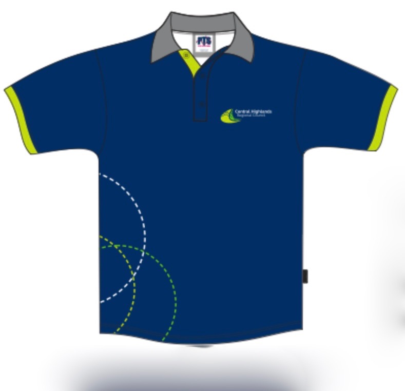 Sublimated Friday Polo 100% Polyester Junior Navy sIZES : 6 8 10 12 14 16 18 20 22 24 26 28