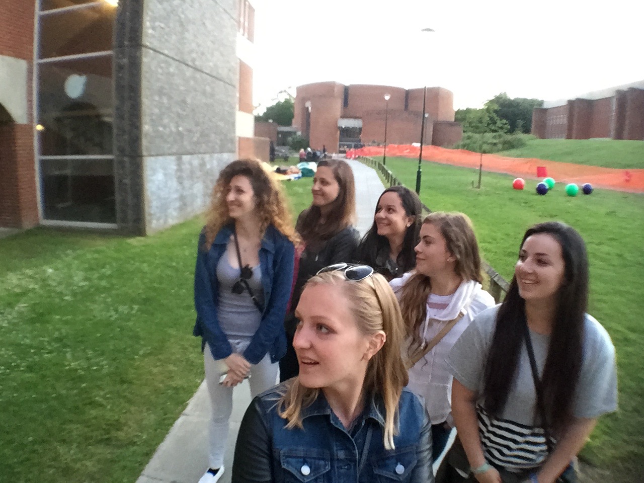 "Everyone look to the right and pretend you see something!" Photo cred to Clippy and the selfie stick
