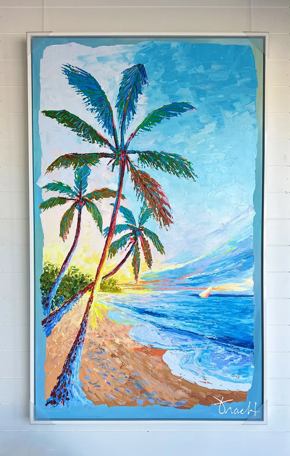 Sunset Palms 4\, image size:1000x1569