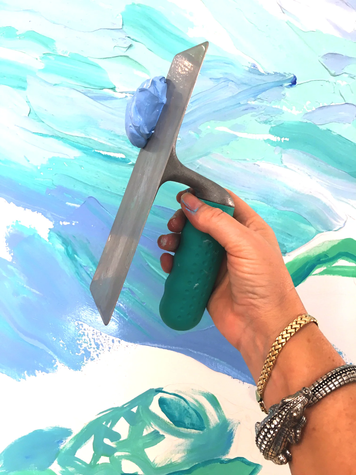 The "trowel" is the new palette knife
