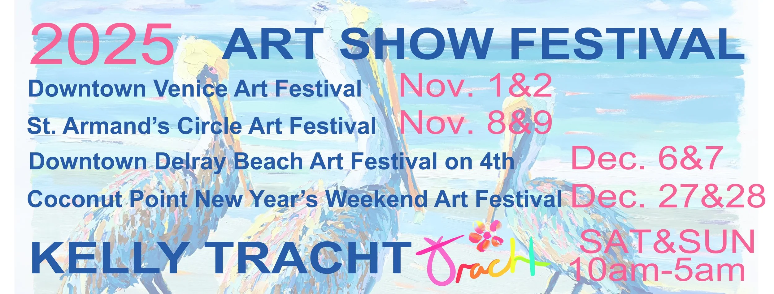 2025 ART SHOW SCHEDULE