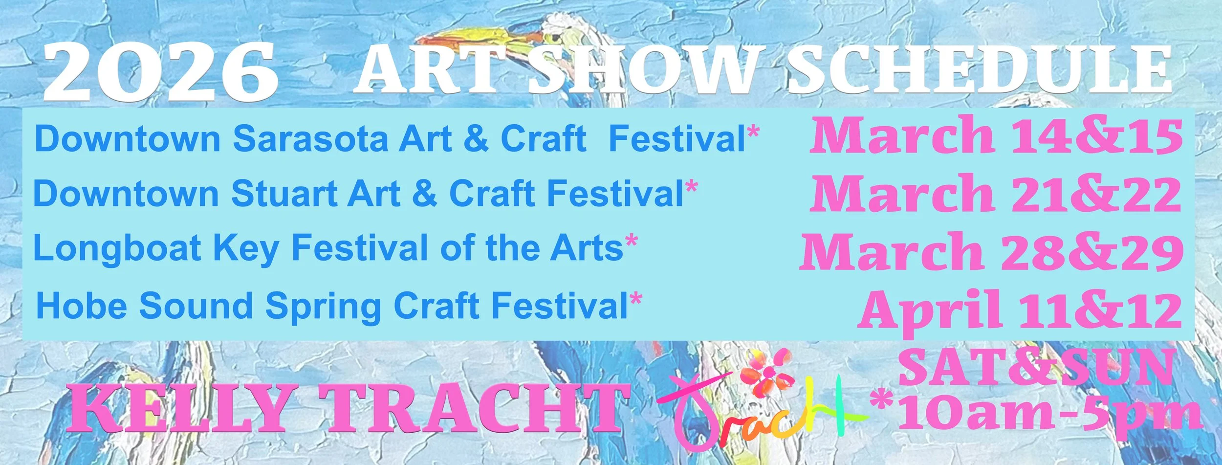 Spring 2026 Art Show Schedule