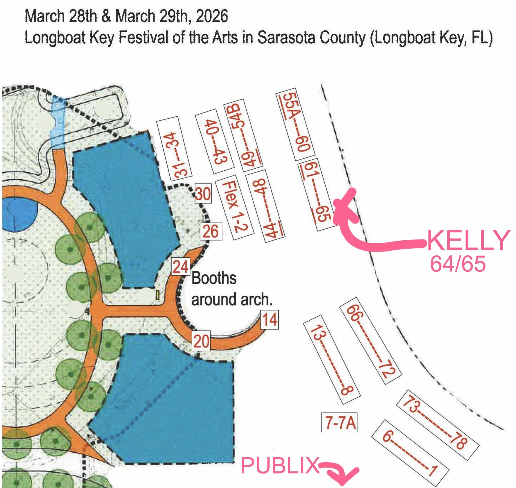  Longboat Key Festival of the Arts Booths 64/65 3/28-3/29 2026