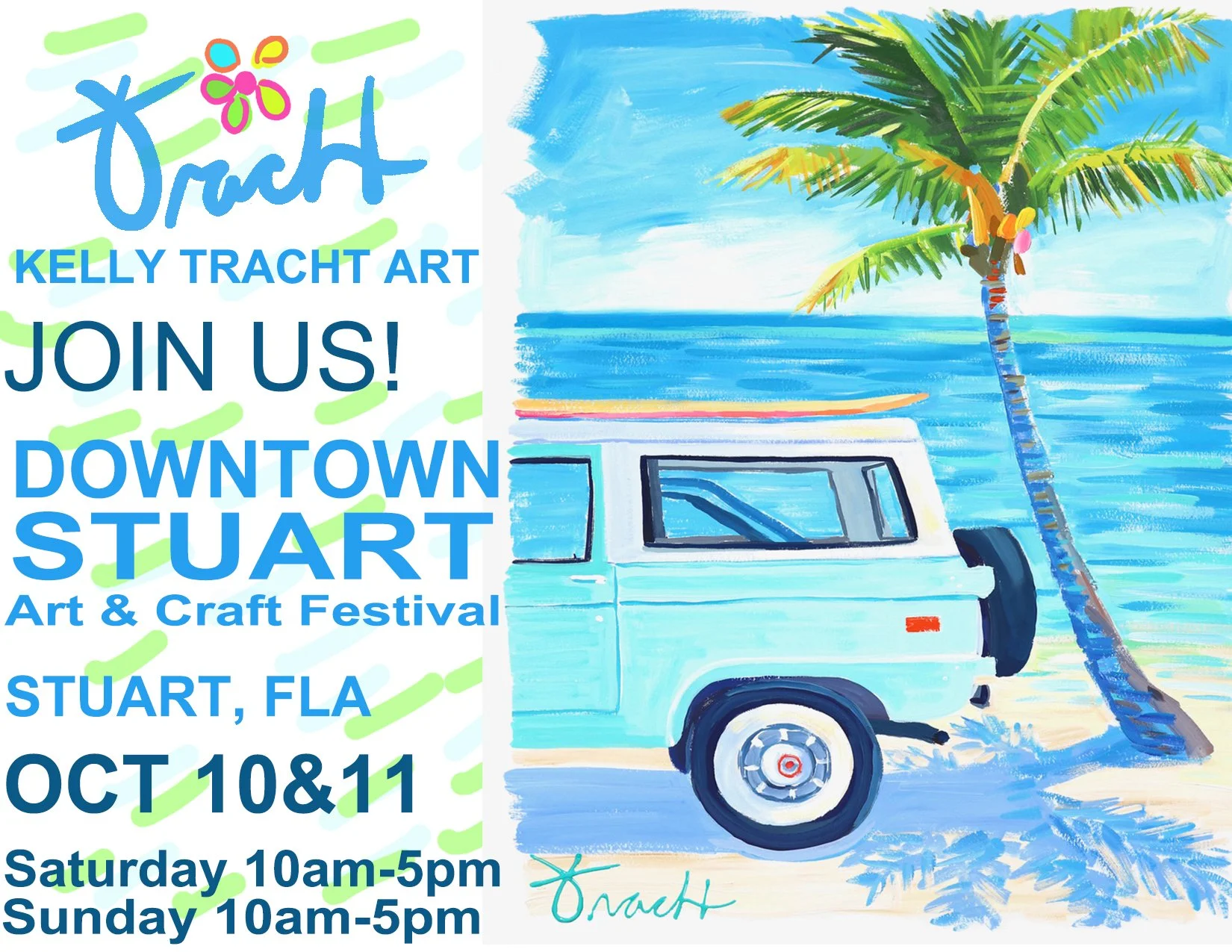 Downtown Stuart Craft Show 10/10-10/11 2026 10am-5pm