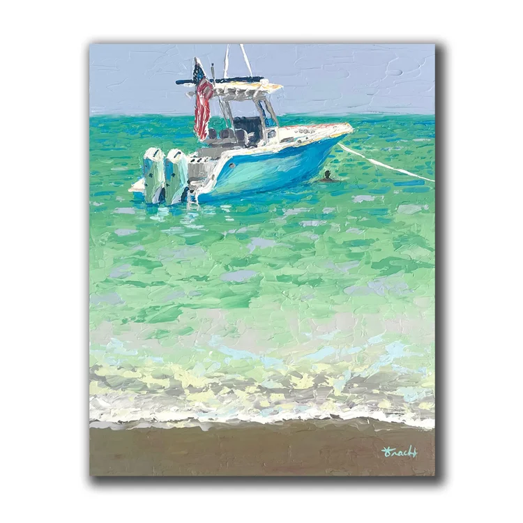 Anchored Up, original painting by Kelly Tracht