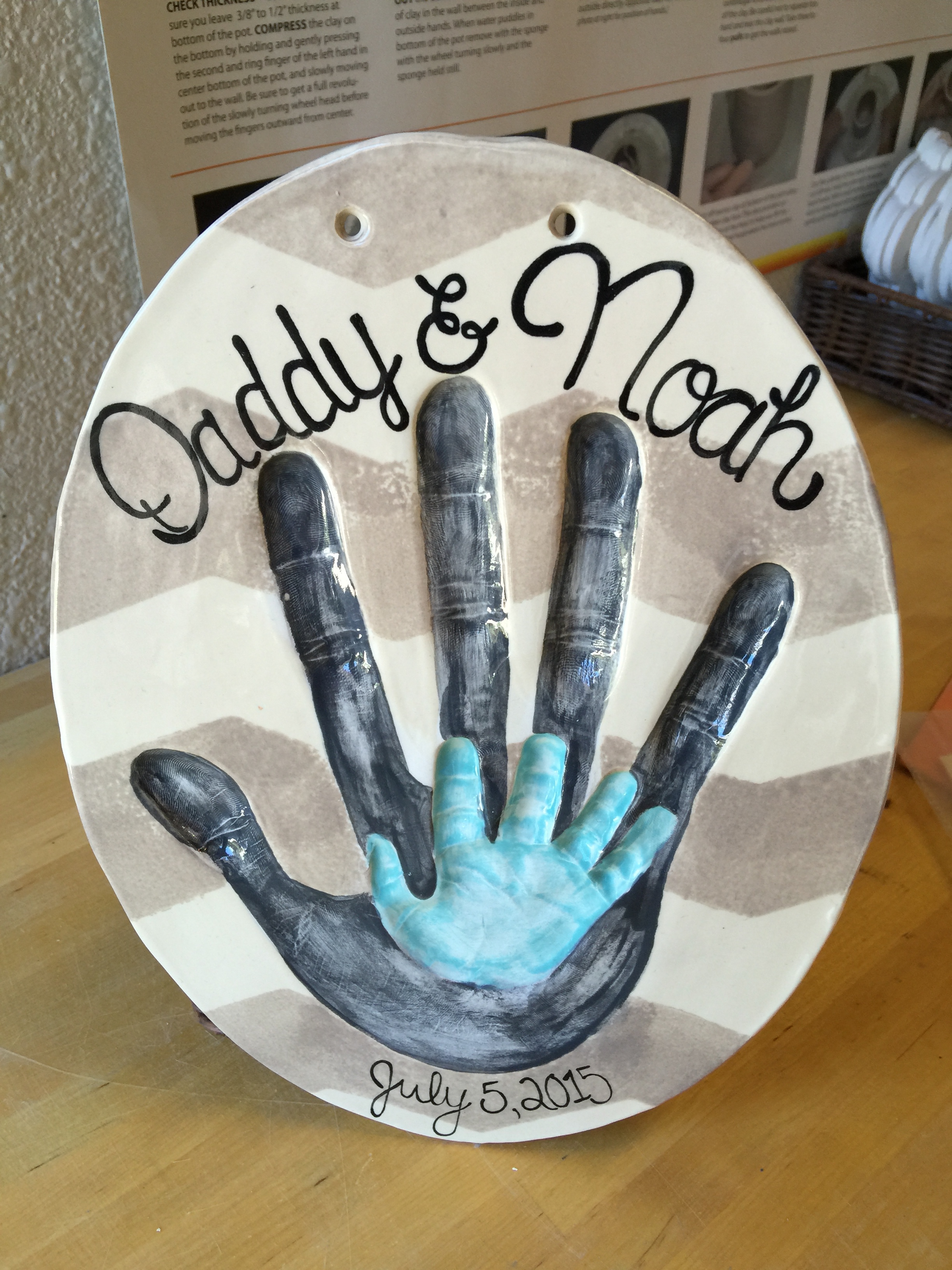 Clay Hand Print