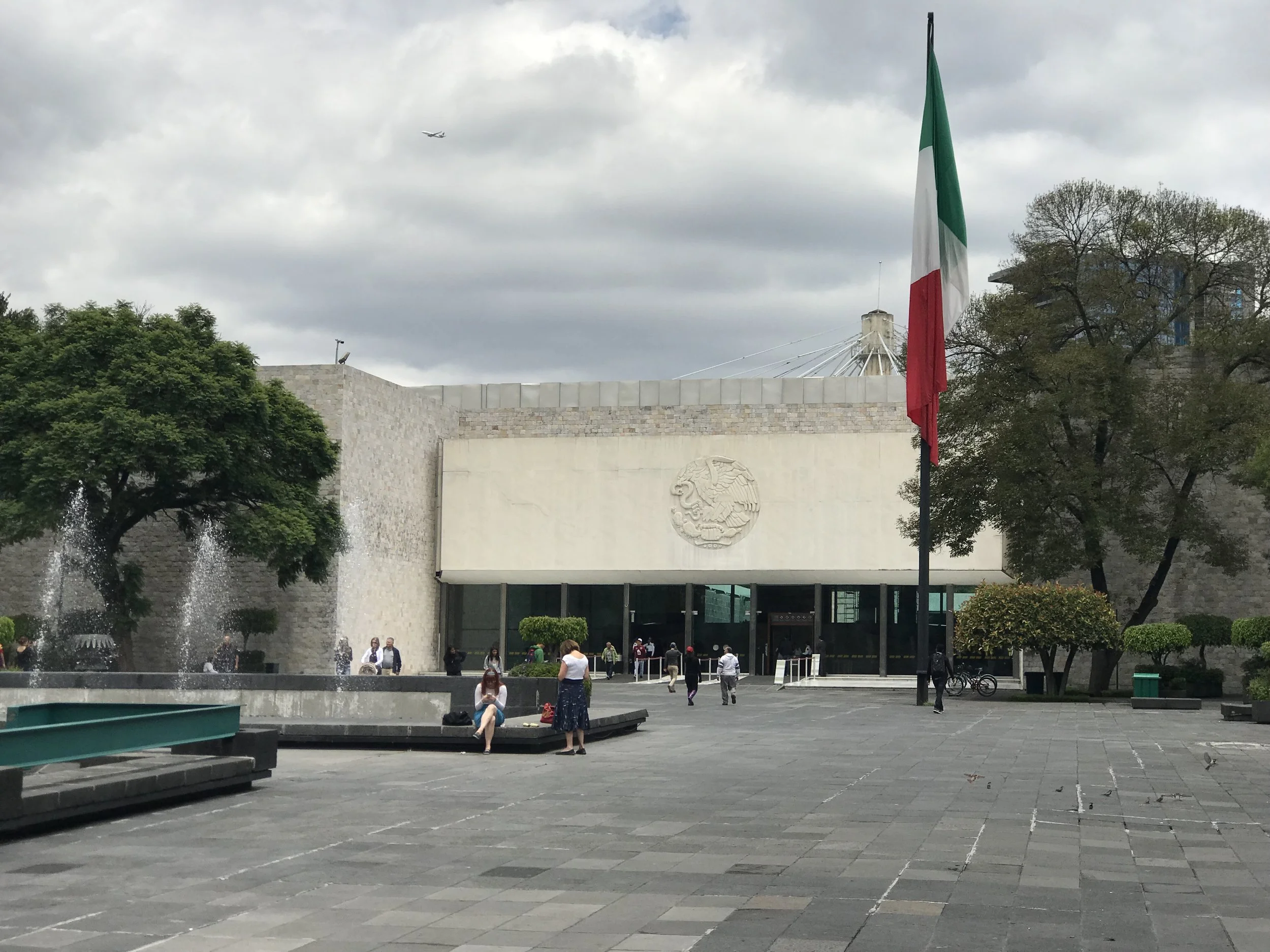 Facade of the Museo Nacional de Antropología (MNA)