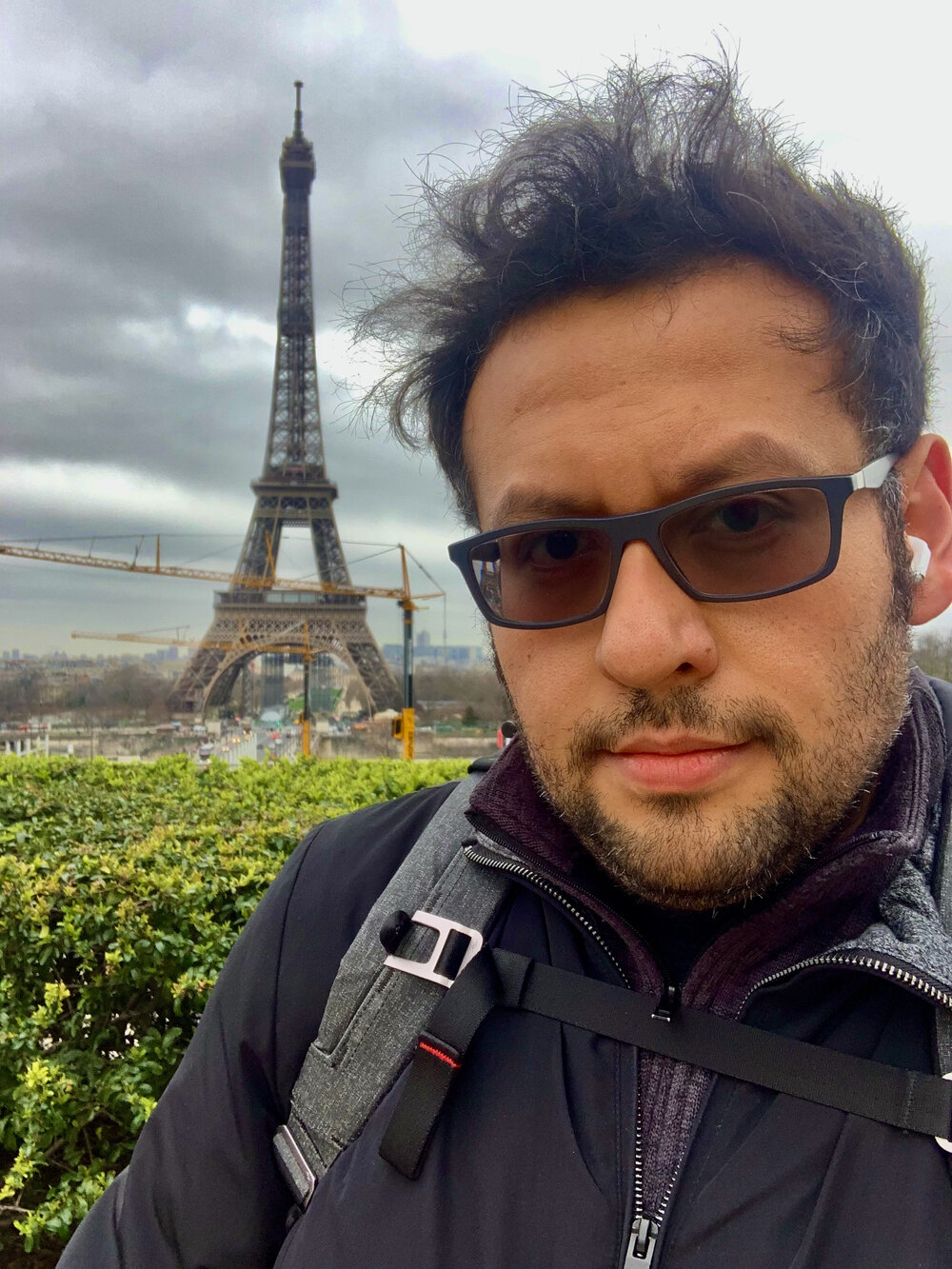  Selfie of myself in front of the Eiffel Tower. Touristy? Yes. A bit kitsch? Sure. Worth it? Definitely!  