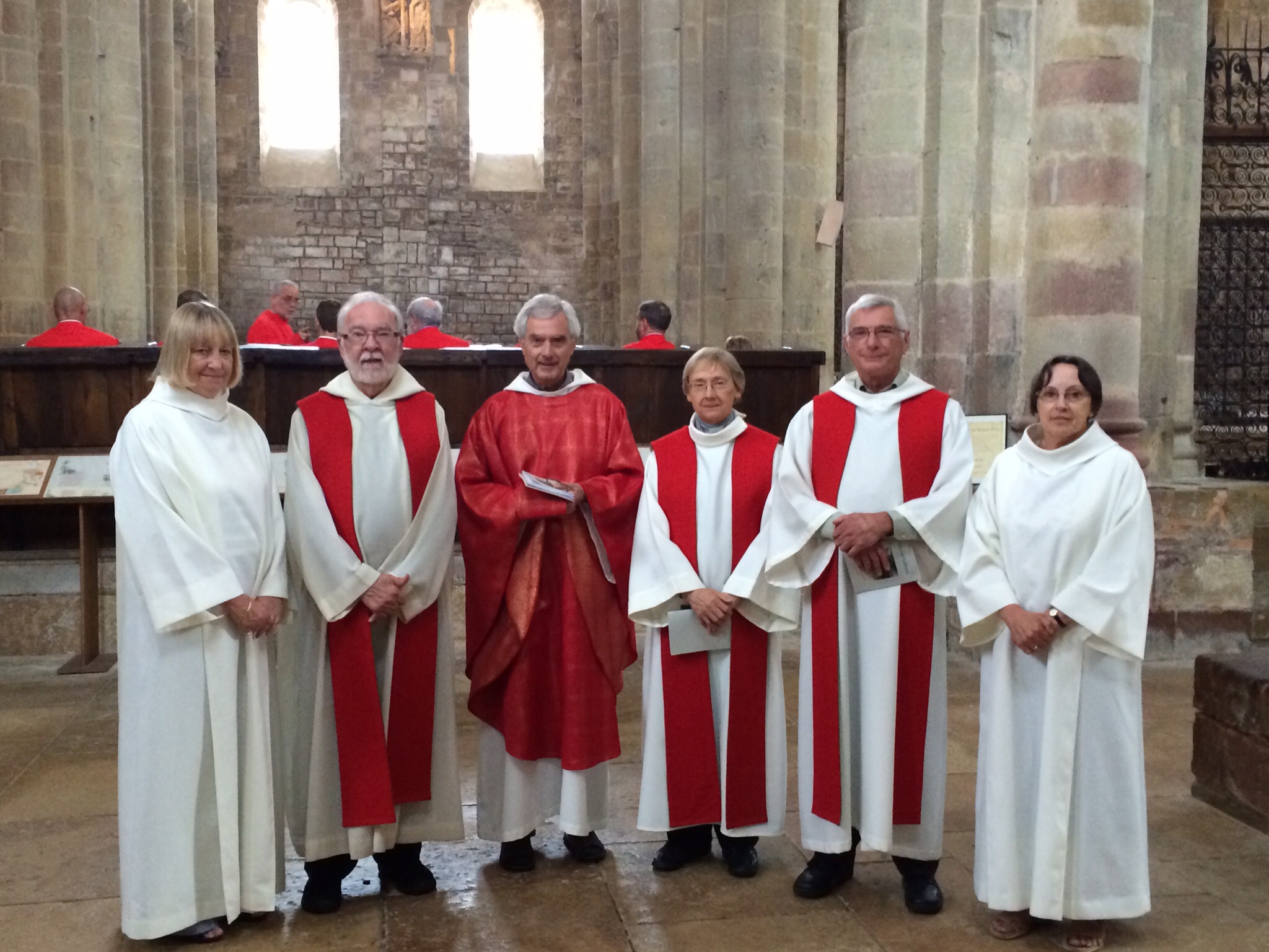 This is a photo of those of us who celebrated the service.