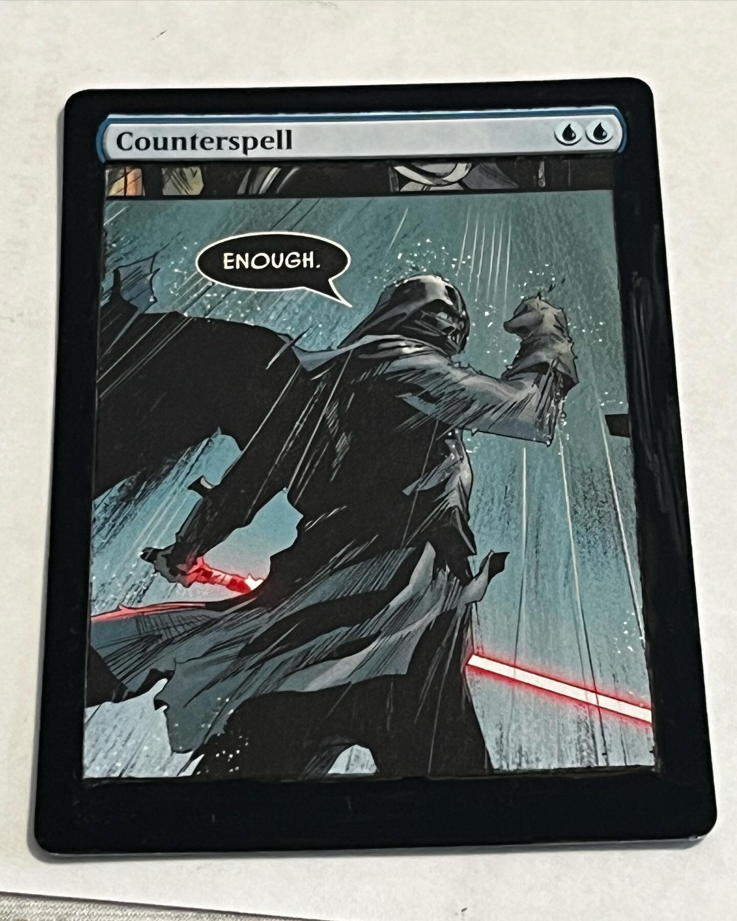 Tried my hand at some comic peel alters recently! Super fun and I&rsquo;m pretty happy with the results. 
Thank you @ghstproductions for the tips on getting started :)

#mtg #mtgcommunity #magicthegathering #comicpeels #custommtgcards #starwars #carn