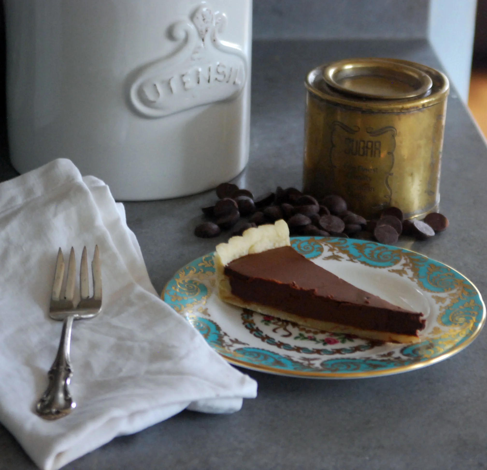 Chocolate Creme Fraiche Tart.jpg