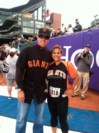 A dream come true - meeting my favorite SF Giant!