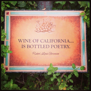 Mendocino Wine Terrace Sign. So true!
