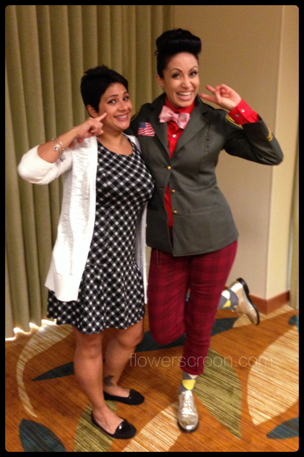 With Genevieve Goings
