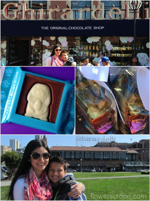 Beautiful day for chocolate at Ghirardelli Square