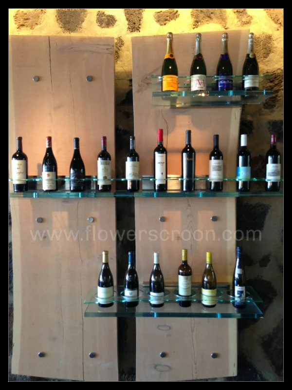 I love this wine bottle display