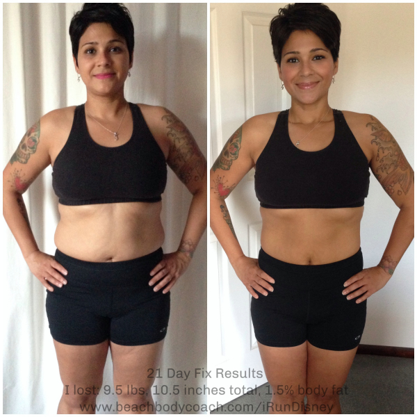 Before and After - front view. I lost 4.25 inches from my waist!