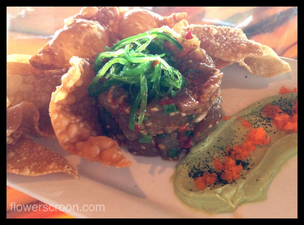 Poke is my favorite pre-race meal. This hit the spot - fresh and spicy.