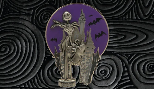 Jack Skellington and Zero Partners Statue pin. Photo credit: Disney