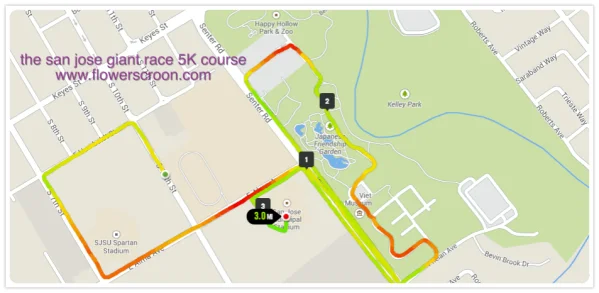 San Jose Giants 5K Course