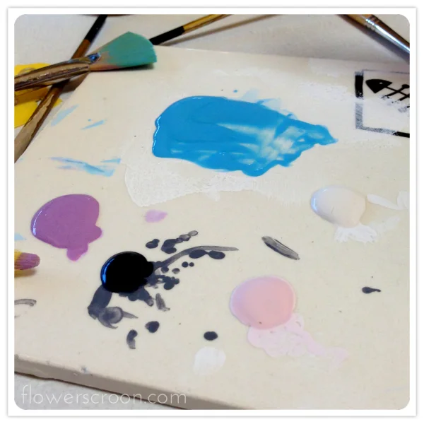 Paint tiles