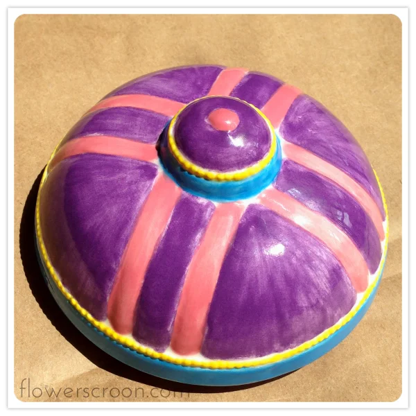 Crown jewelry box lid