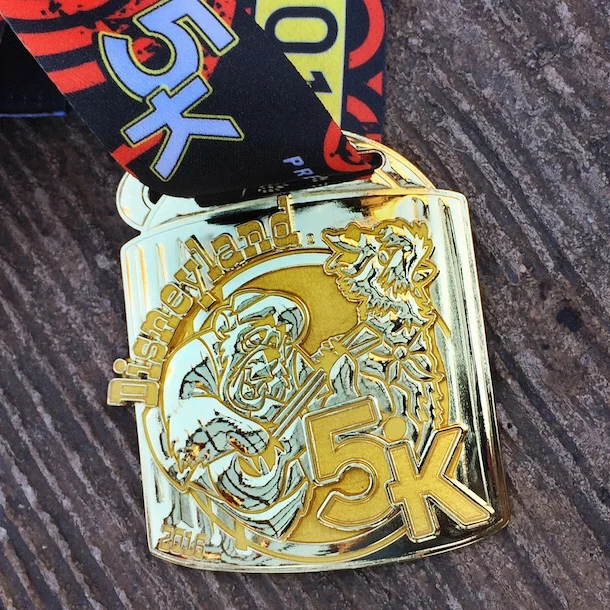 Disneyland 5K medal. Photo: runDisney