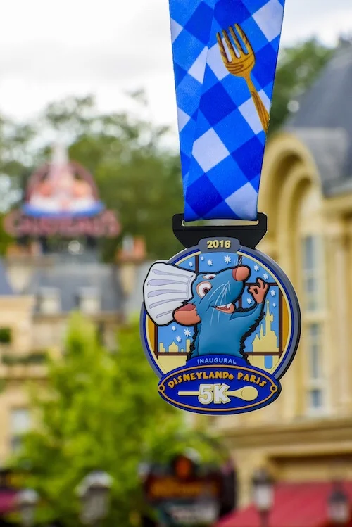 Disneyland Paris 5K medal. Photo: runDisney