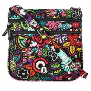 Vera Bradley Magical Blooms Triple Zip Hipster Disney Mickey .jpg