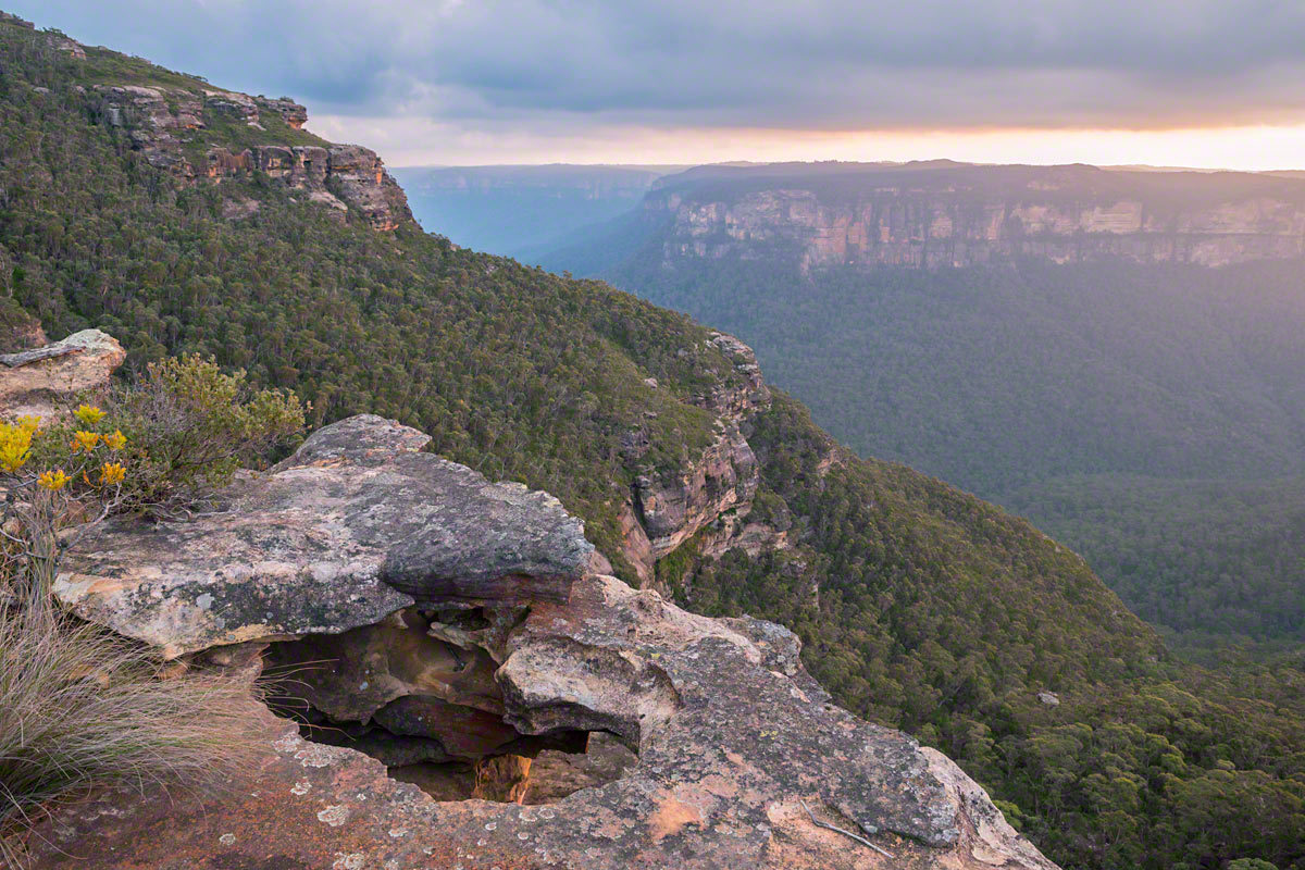 Sunset from Mount Banks