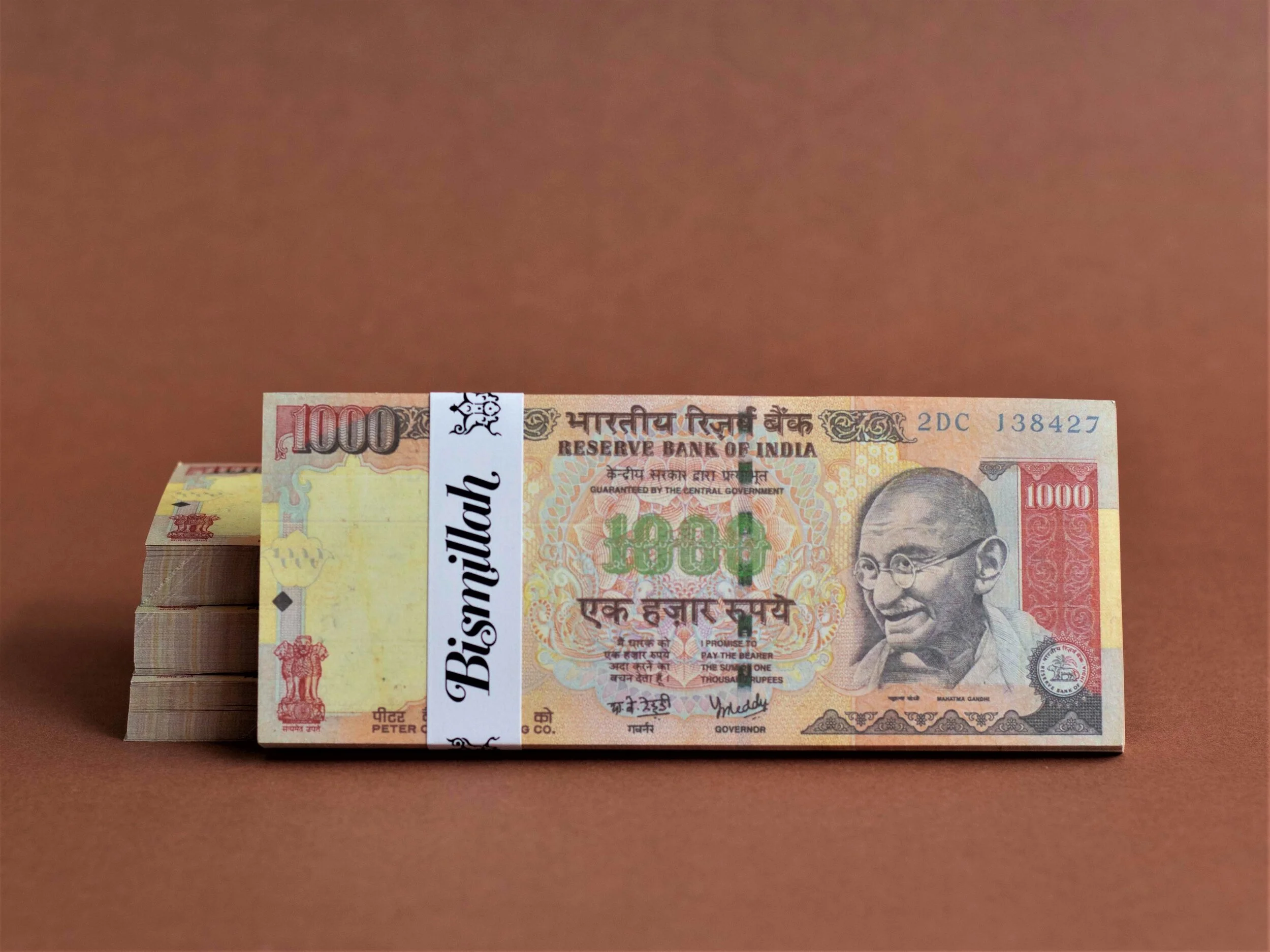 1000 Notes Bar Indian Money 1000 Notes Bundles