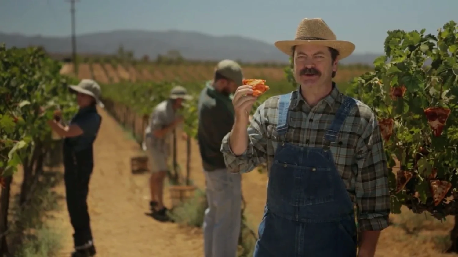 Nick Offerman & Pizza