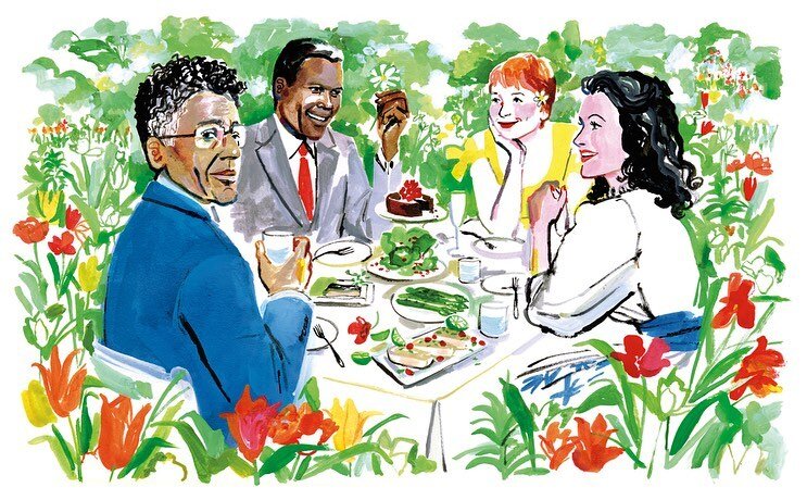 Giancarlo Esposito&rsquo;s Dream Dinner Party for @bonappetitmag 🌹 Featuring Sidney Poitier, Shirley MacLaine and Hedy Lamarr
-
Thanks as always, lovely Julia!