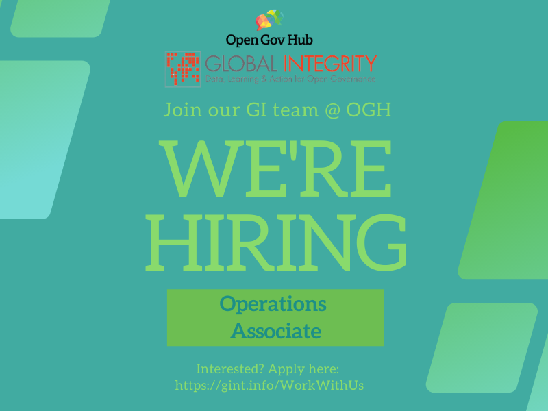 We are hiring an Ops Associate! Join our team.