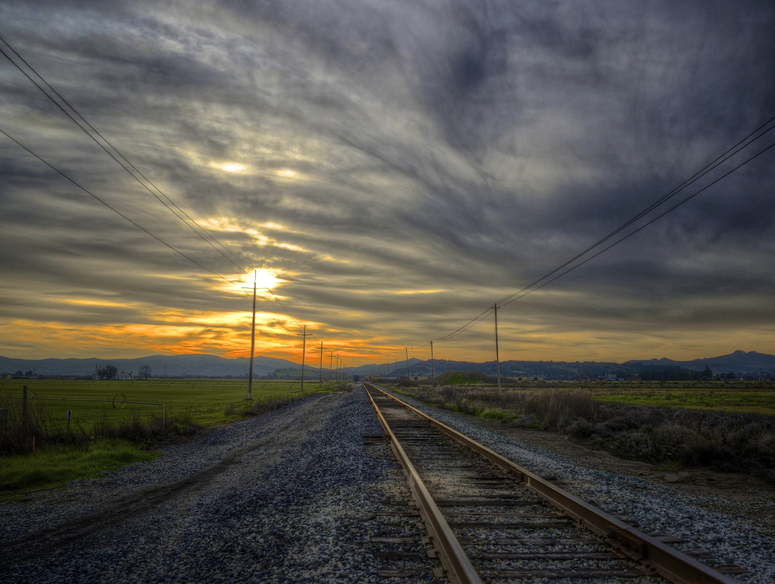 Railroad to Sunset