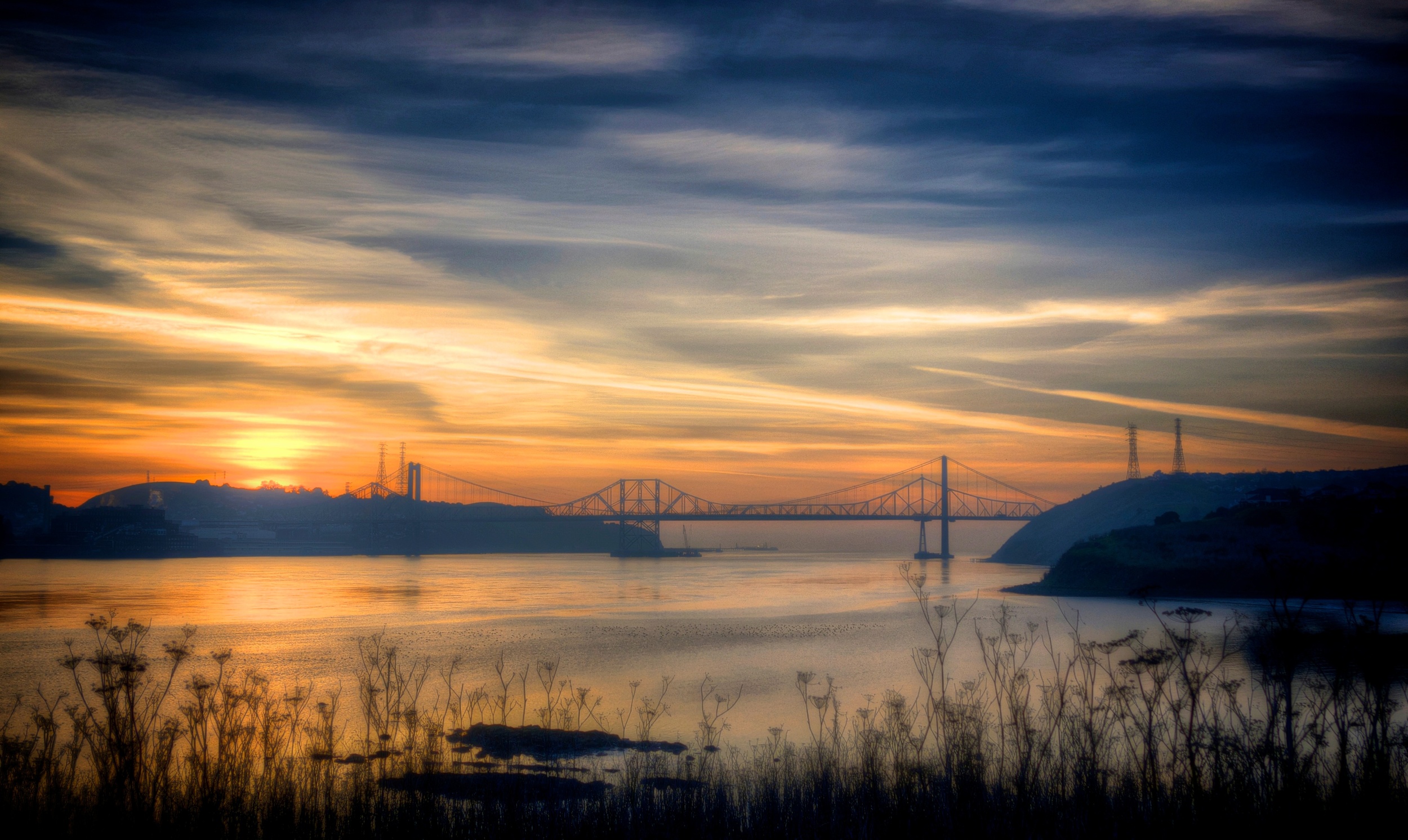 Carquinez Bridge Sunset