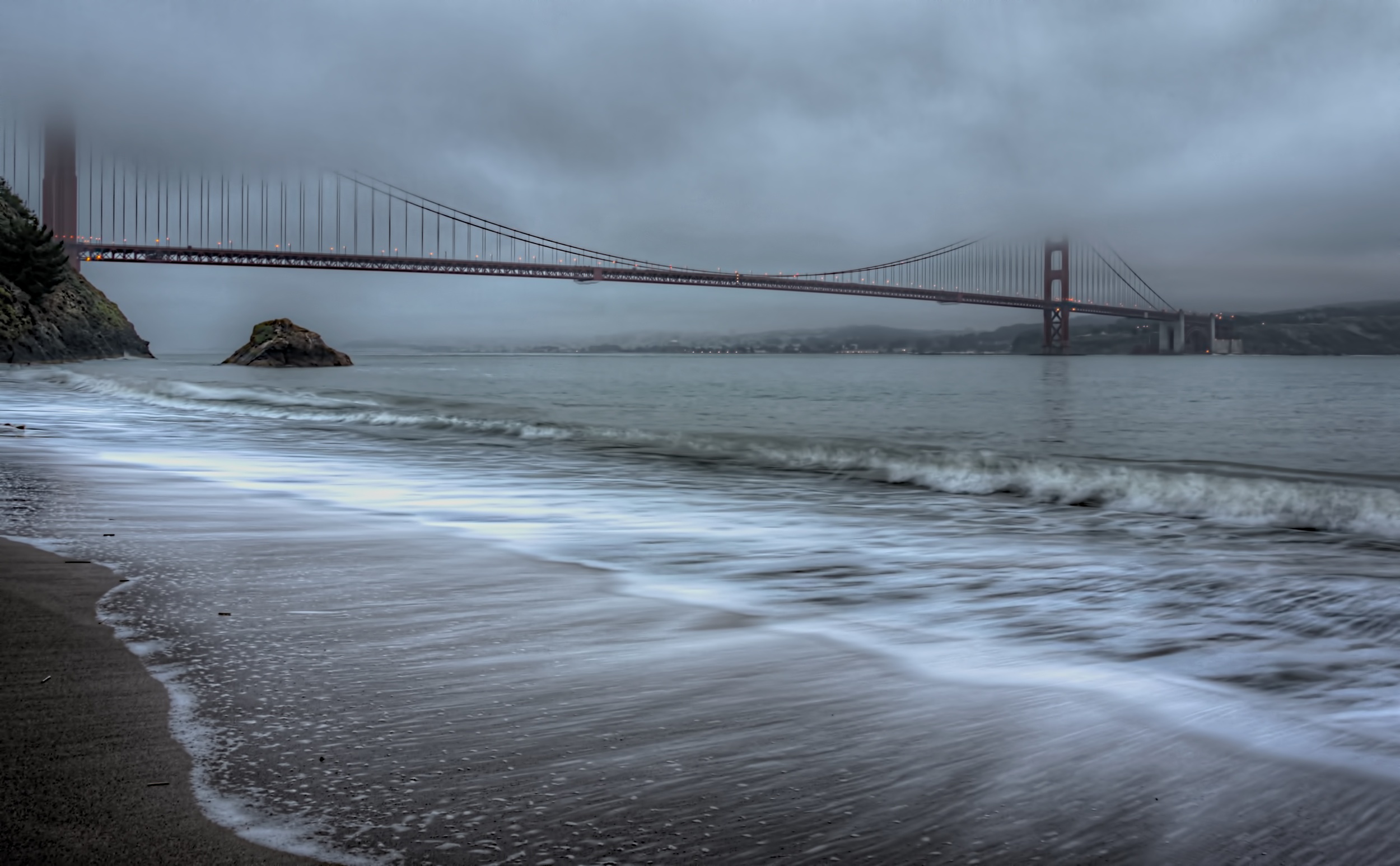 Golden Gate Bridge from Kirby Cove