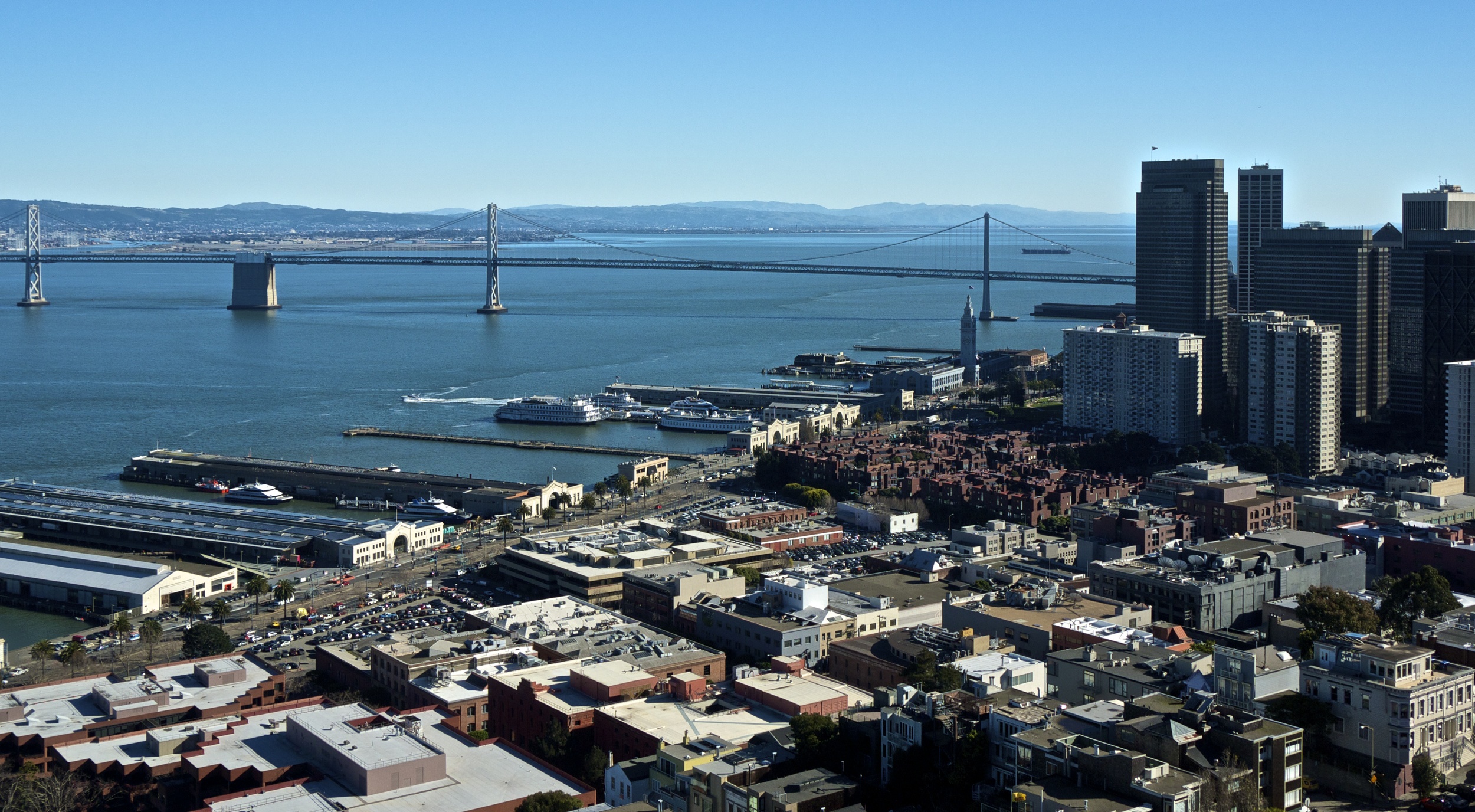 Bay Bridge from Coit Tower