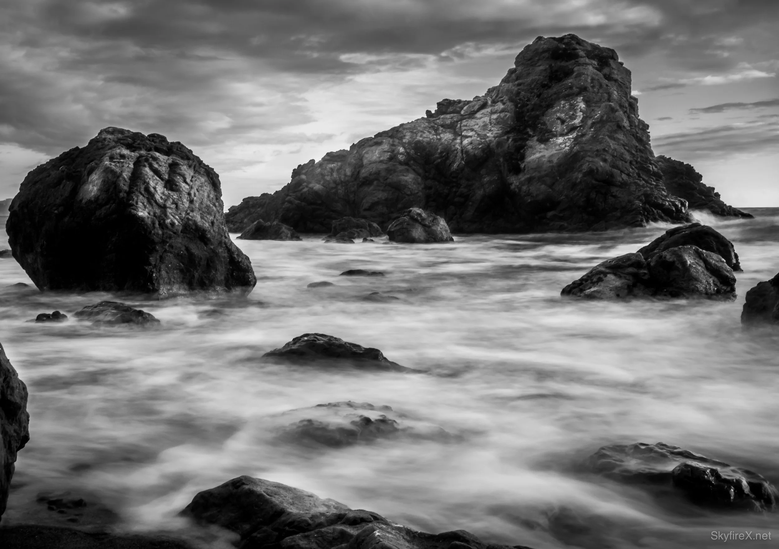 Powerful Black & White Seascape